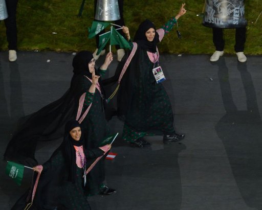 ترحيب سعودي بمشاركة المرأة السعودية في أولمبياد لندن