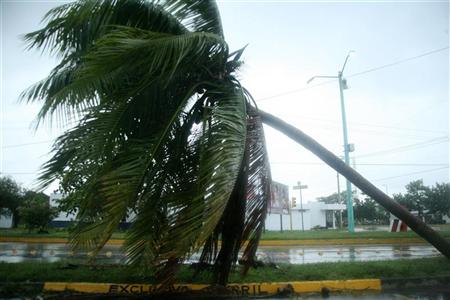 الاعصار كارل يشتد مع توجهه نحو ساحل المكسيك..